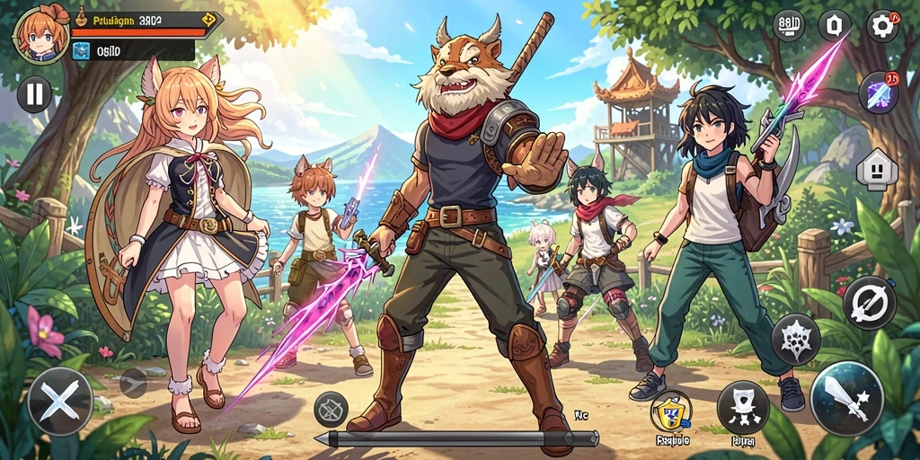 Tampilan karakter menarik dalam gameplay 88ID yang penuh warna.
