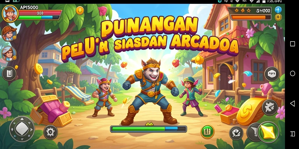 Screenshot API5000 menunjukkan gameplay yang seru dan mendebarkan.