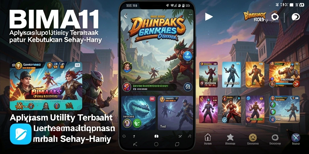 Screenshot BIMA11 menunjukkan tampilan antarmuka yang bersih dan mudah digunakan.