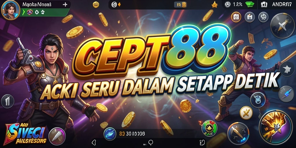 Tangkapan layar gameplay CEPAT88 menunjukkan serunya aksi pertempuran.