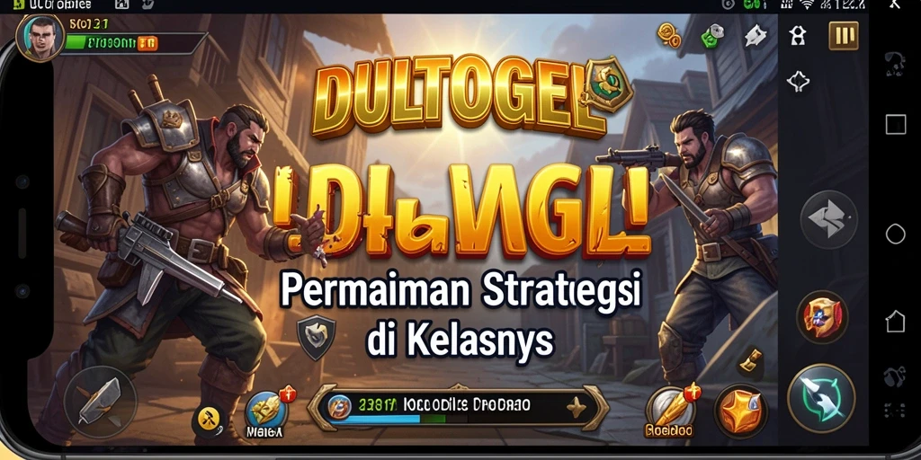Screenshot gameplay DULTOGEL yang menampilkan strategi dan aksi seru.