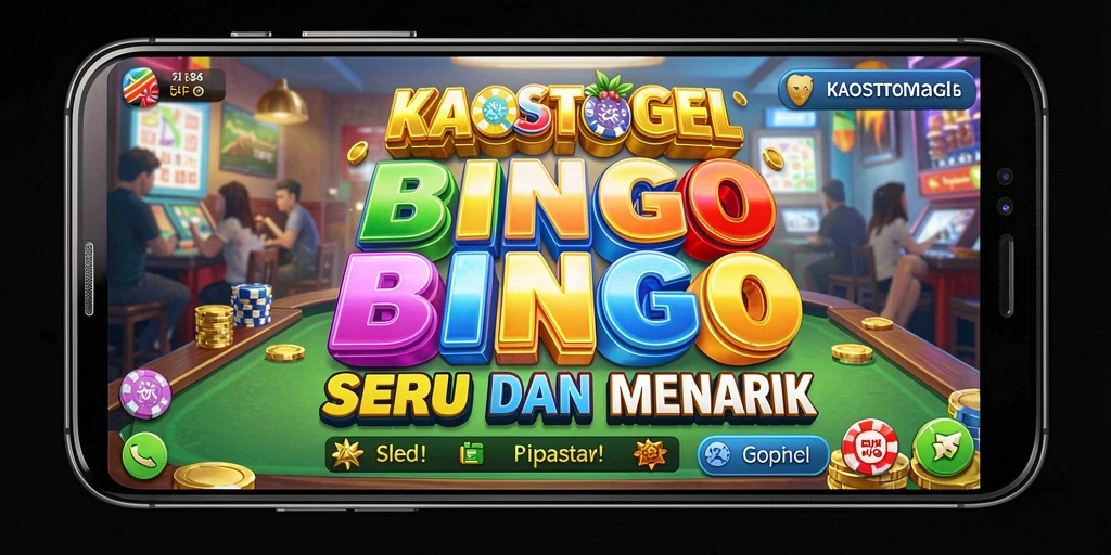 Tampilan seru dari gameplay KAOSTOGEL yang menampilkan Bingo.