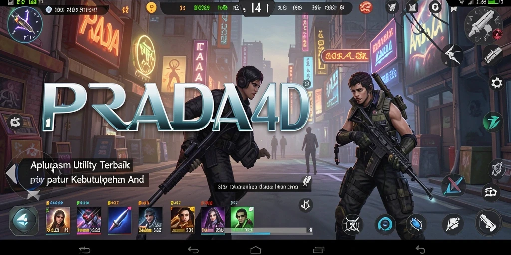 Screenshot aplikasi PRADA4D yang menunjukkan fitur-fitur Utility.