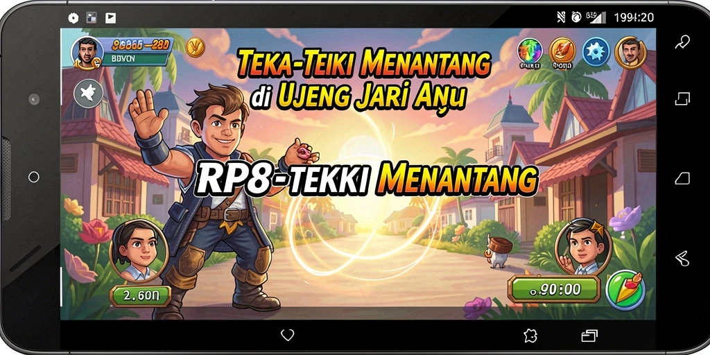 Screenshot RP8 menunjukkan gameplay seru dan teka-teki yang menantang.