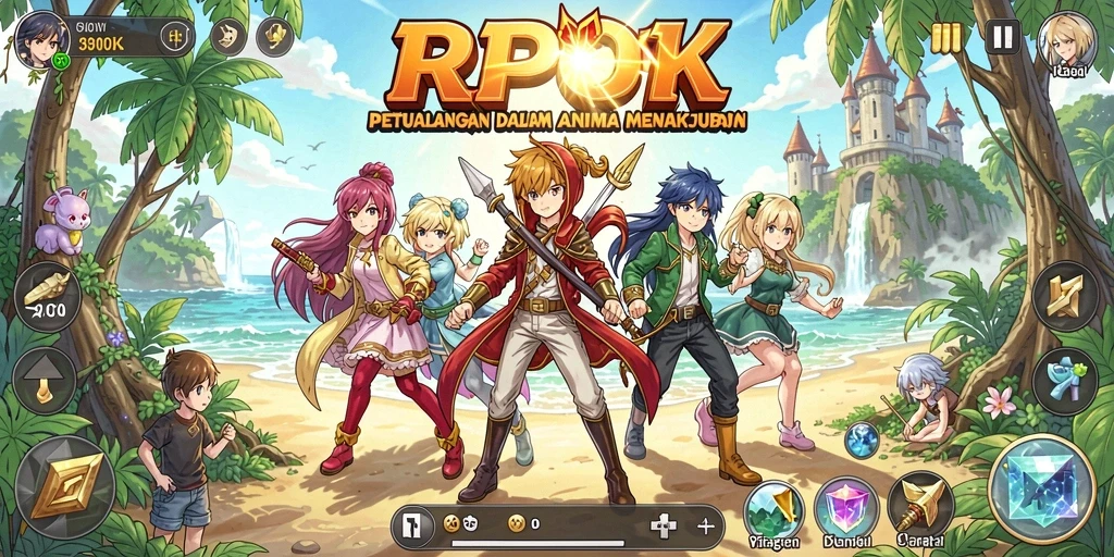 Tampilan gameplay RPOK yang memikat dan penuh aksi.