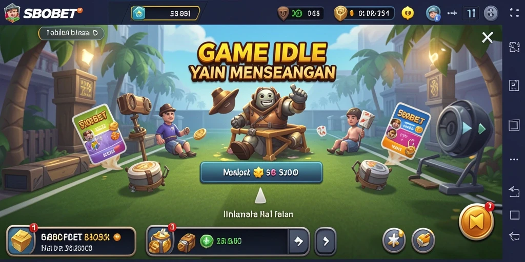 Screenshot utama SBOBET menampilkan gameplay seru dari pengalaman Idle.