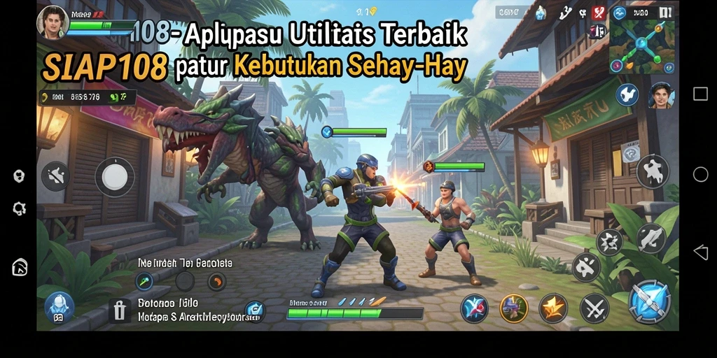 Tampilan antarmuka SIAP108 yang sederhana dan praktis.