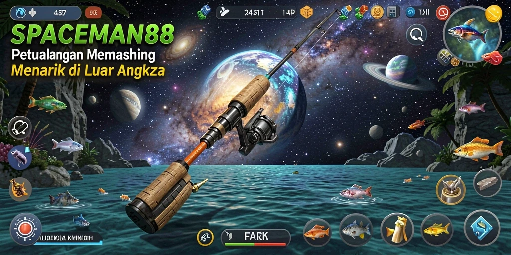 Tangkapan spektakuler di SPACEMAN88 dengan latar luar angkasa.