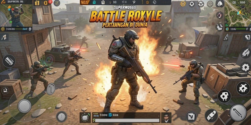 Gameplay mendebarkan dalam SUPERWD666 dengan pertempuran seru.