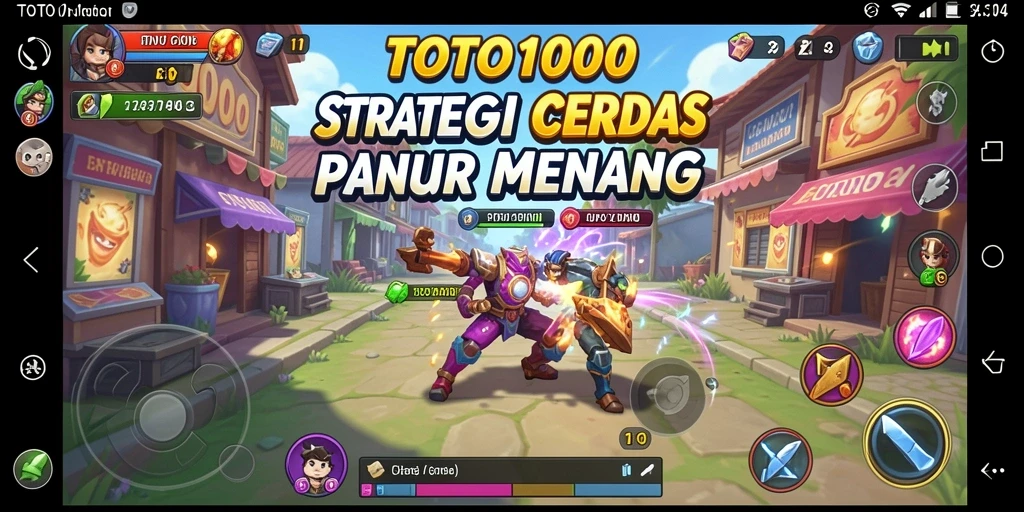 Tampilan gameplay TOTO1000 yang menarik dan strategis.