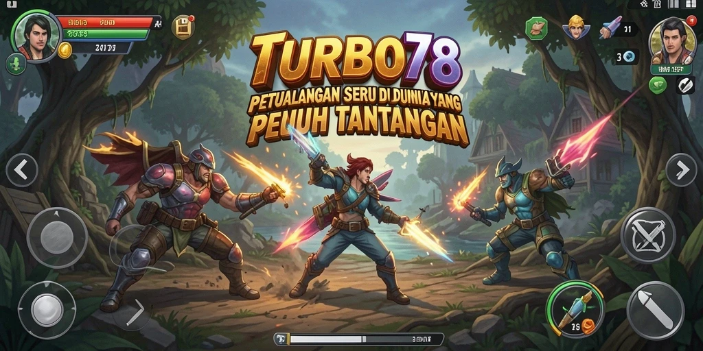 TURBO78: Menampilkan gameplay petualangan yang mendebarkan dan grafis menawan.