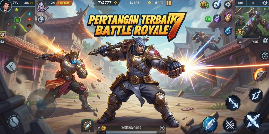 Gameplay seru dalam pertarungan Battle Royale TYA777.